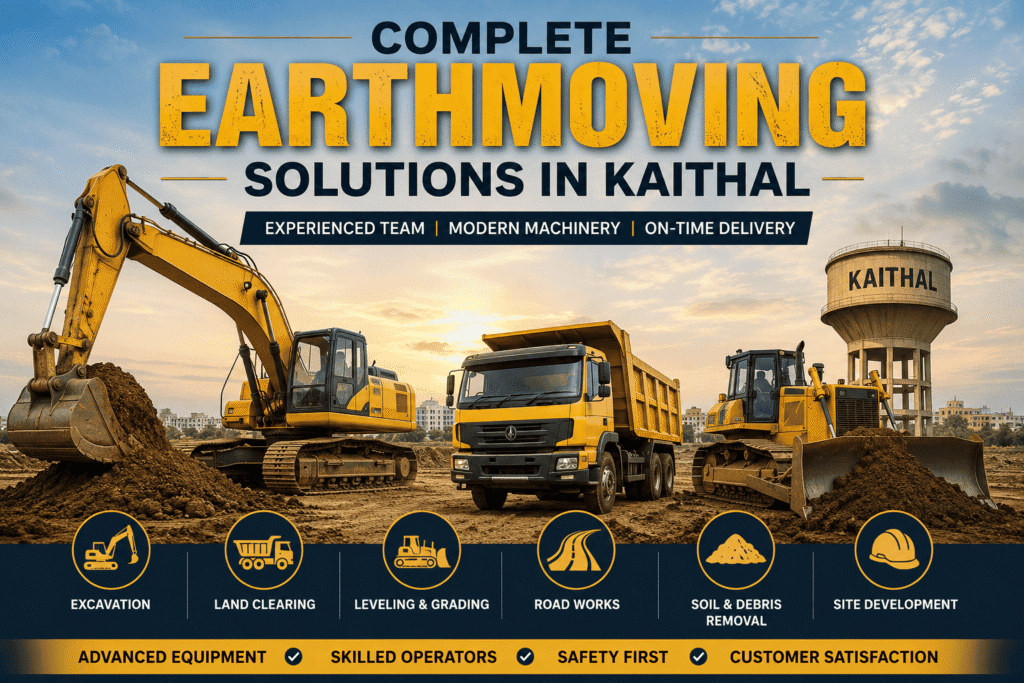 Best Earthmoving Services In Kaithal