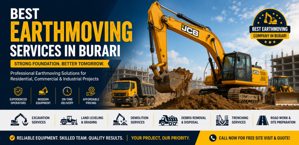 Best Earthmoving Services in Burari